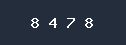 Security code image containing four digits