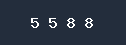 Security code image containing four digits